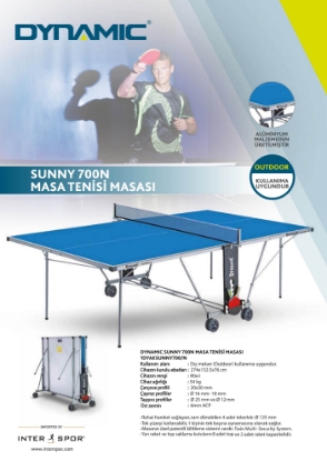 Picture of SUNNY 700 OUTDOOR MASA TENİSİ MASASI - Dynamic