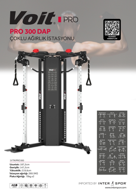 Picture of Voit PRO 300 Ağırlık Çalışma İstasyonu 