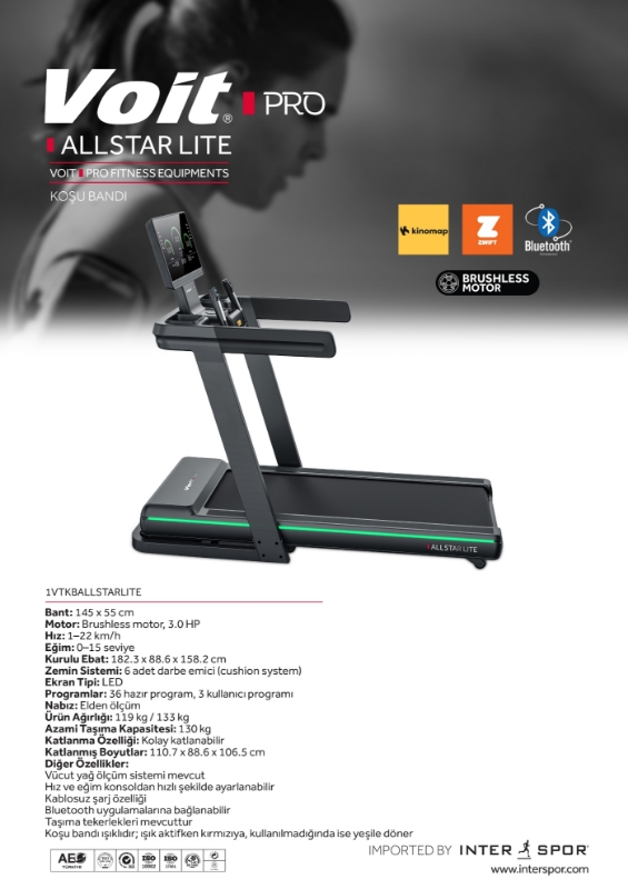 Picture of VOİT - PRO ALL STAR LİTE KOŞU BANDI