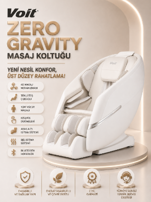 Picture of Voit Zero Gravity 4D SL Track Masaj Koltuğu Krem
