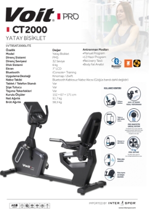 Picture of Voit PRO CT2000 Yatay Bisiklet