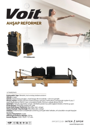 Picture of Voit Pro Pilates Reformer Ahşap Katlanabilir